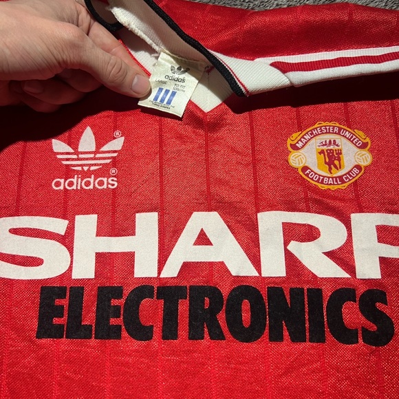 1982-83 Manchester UTD adidas jersey - Picture 3 of 5